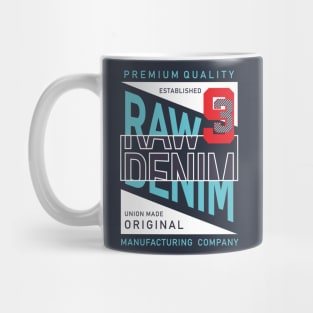 Raw Denim Mug